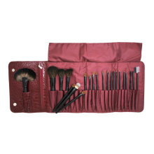 22PCS Professional Makeup Cosmetic Brush with Red Crocodile Pattern Pouch